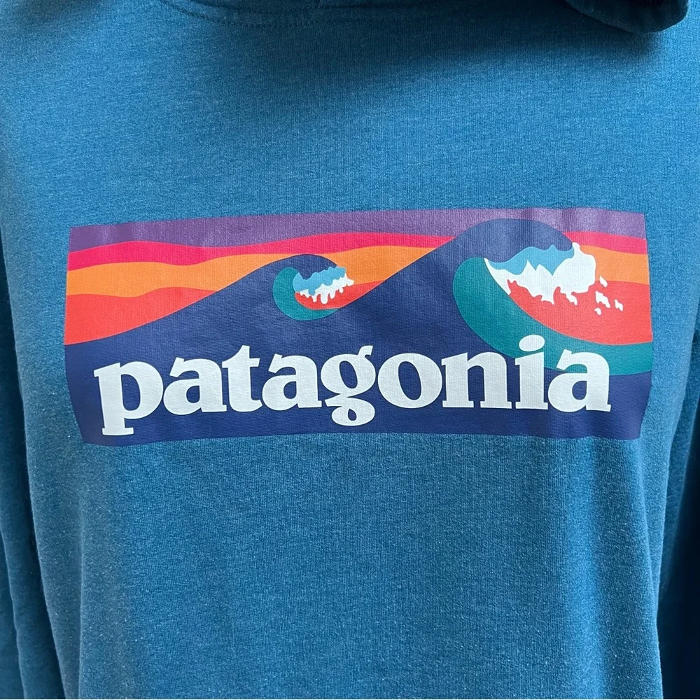 Patagonia Graphic Sun Set of Surfing  Crashing Tides - Picture 2 of 8